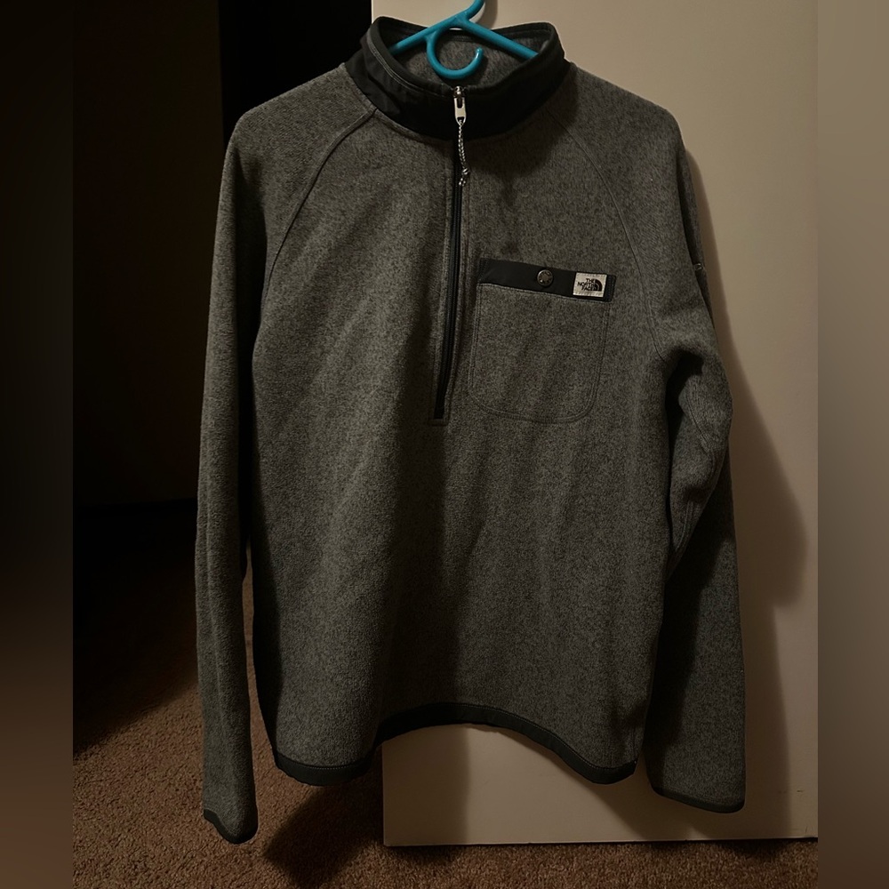 The North Face Charcoal 1/2 Zip-Up Sweater